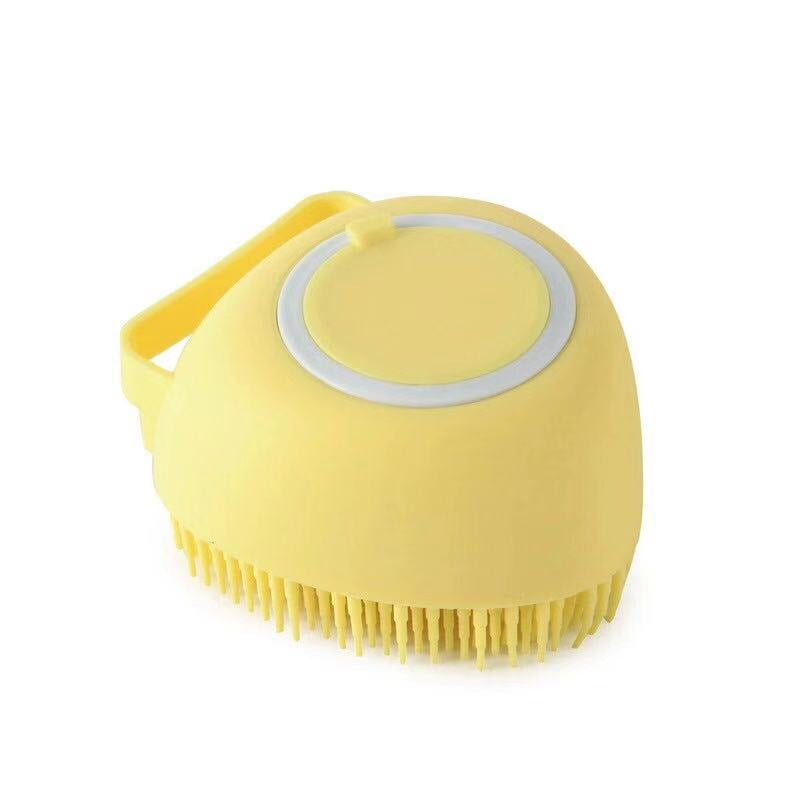 Pet Bath Brush with Shampoo Dispenser