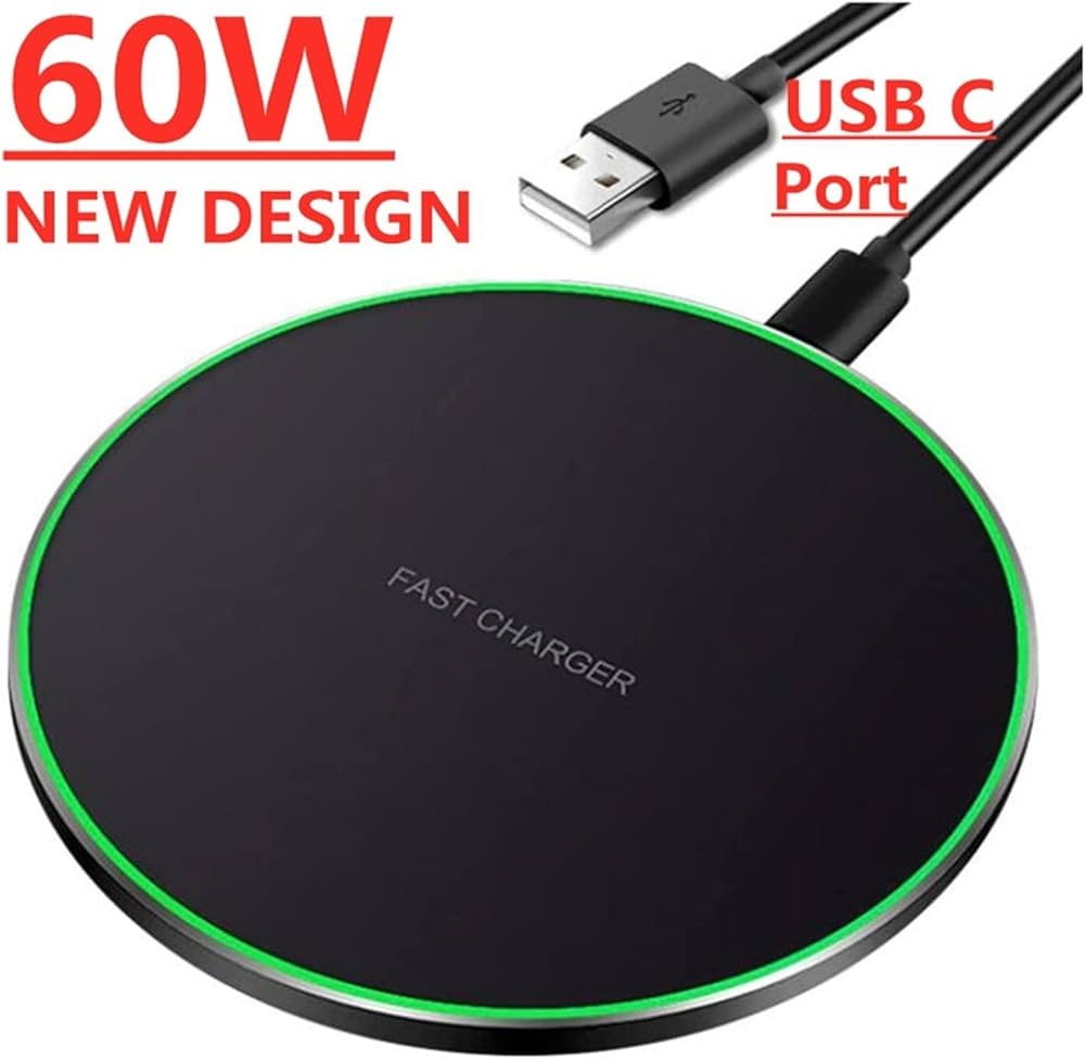 60W Induction Fast Charger – iPhone/Samsung/Xiaomi