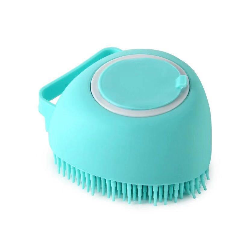 Pet Bath Brush with Shampoo Dispenser