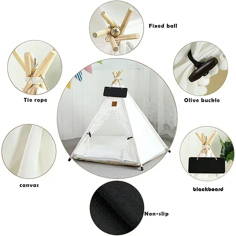 Dog/Cat Teepee Tent 