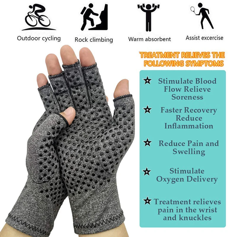 Pain Relief Half Finger Compression Gloves