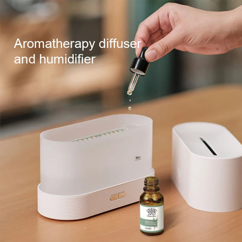 Essential Oil Diffuser/Ultrasonic Humidifier Flame Effect