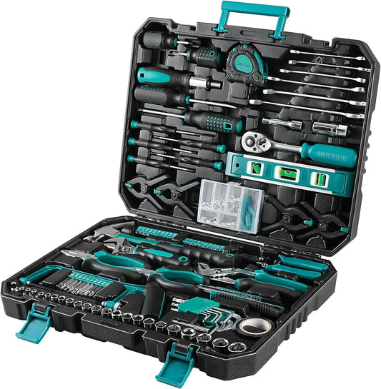 198-Piece Toolbox, Multifunctional for Home 