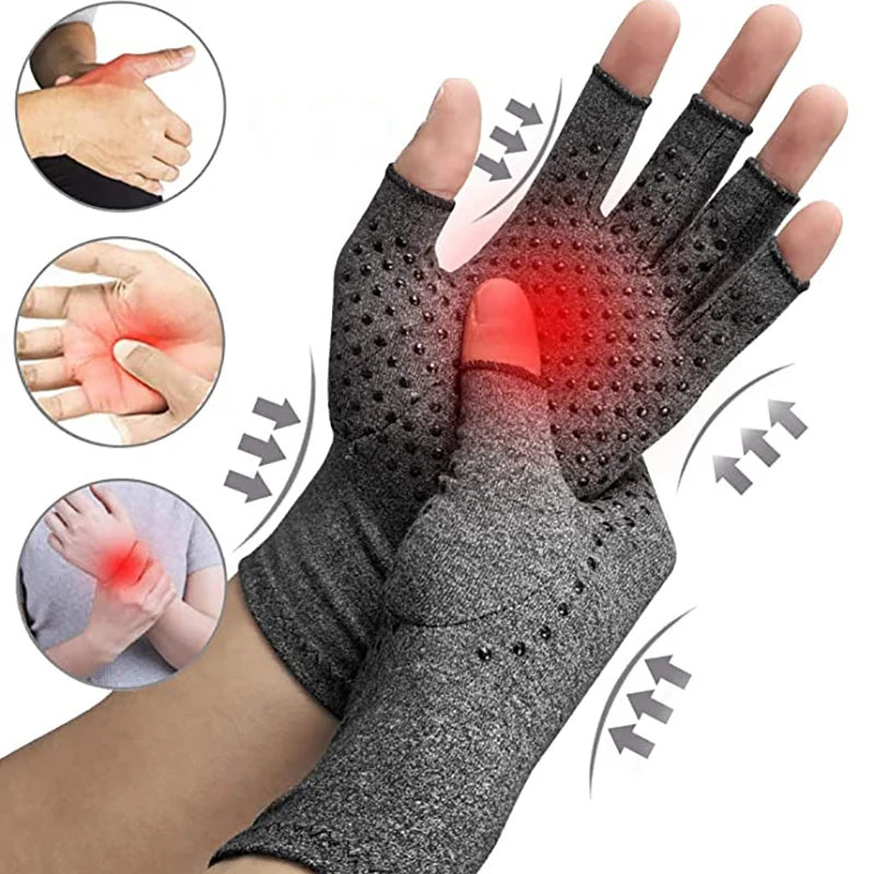 Pain Relief Half Finger Compression Gloves