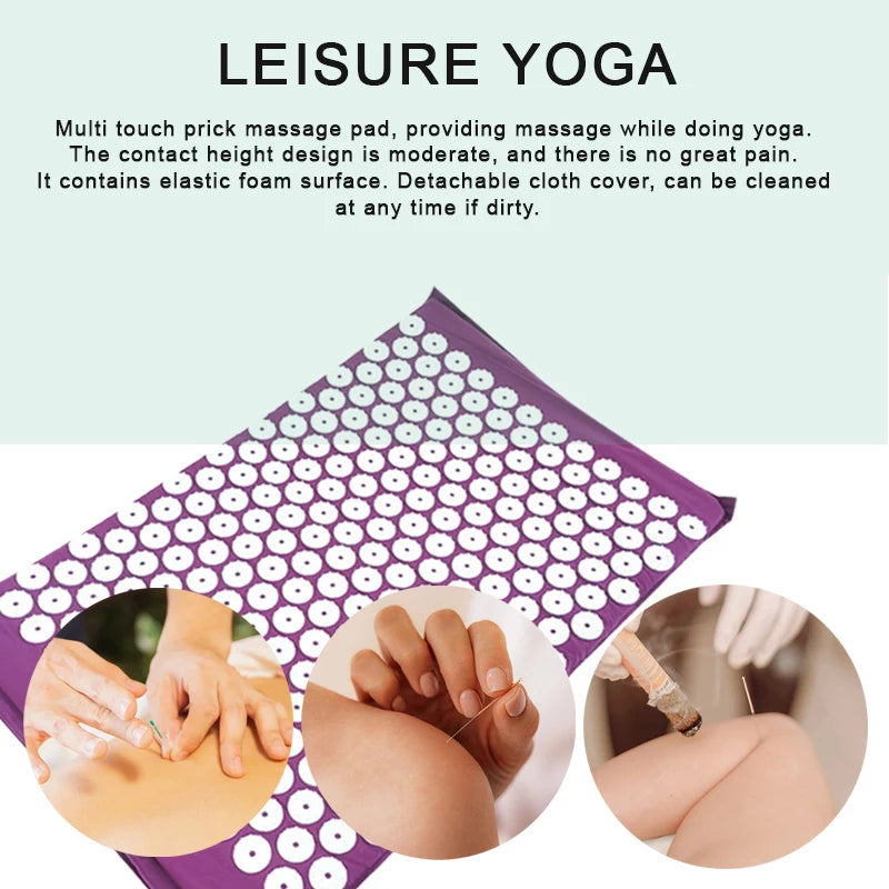 Yoga Acupressure Massage Cushion 