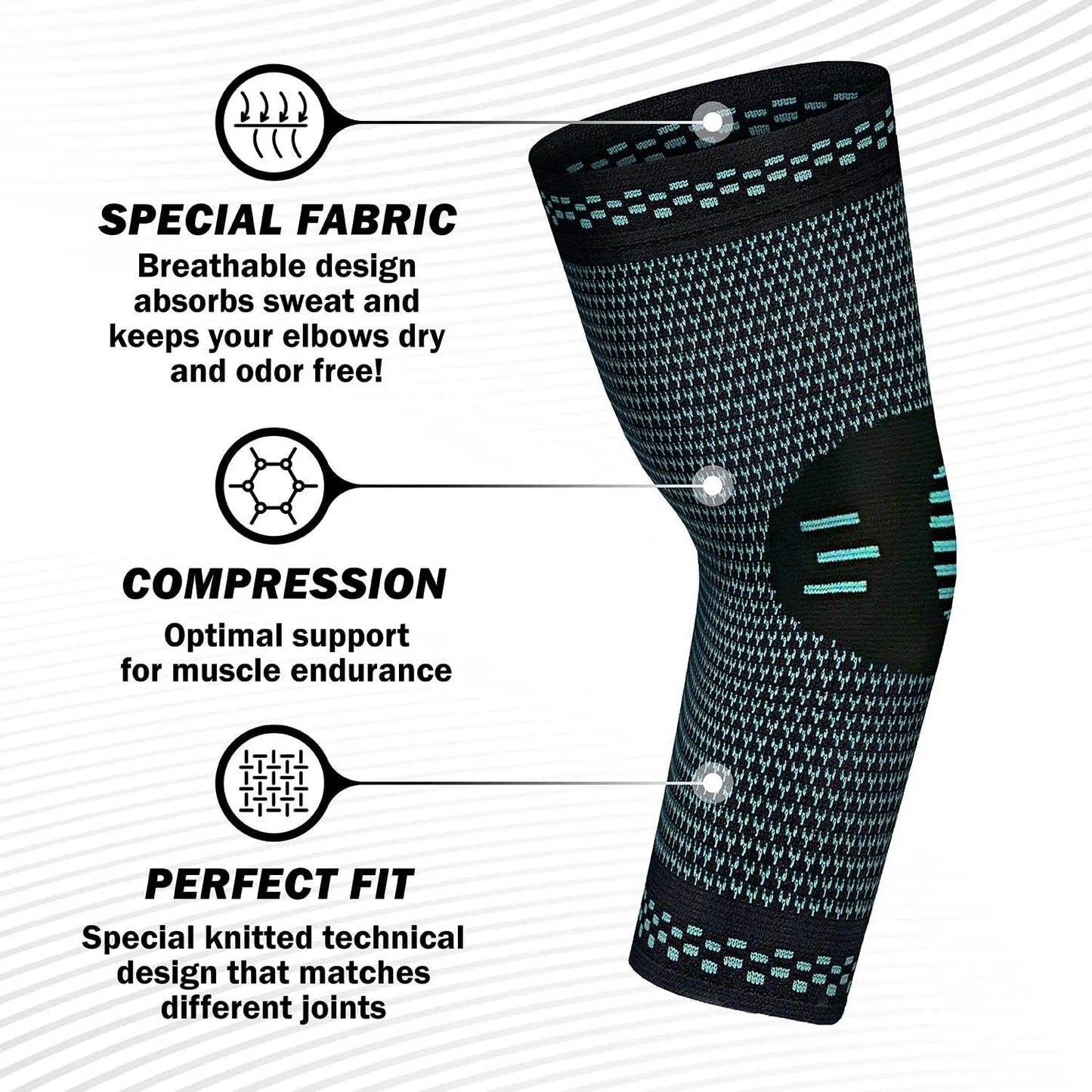 Elastic Compression Elbow Brace