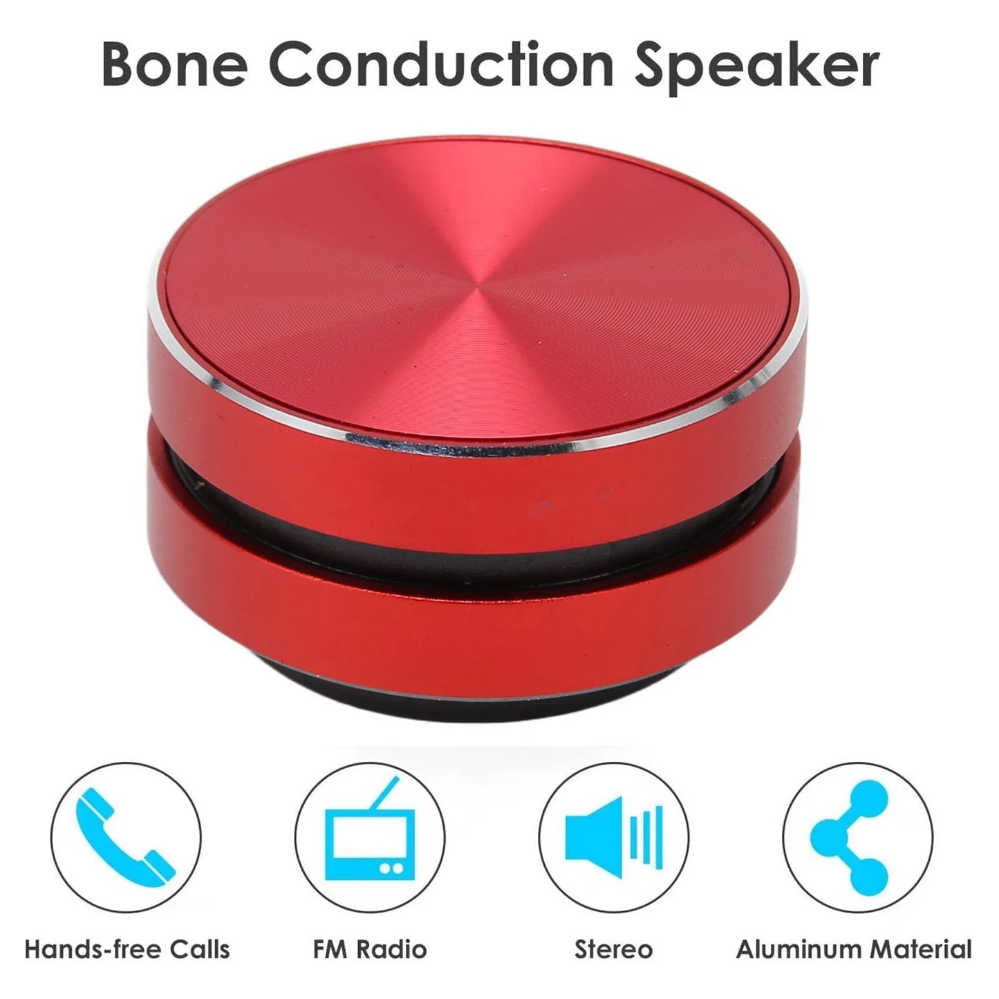 Bone conduction bluetooth speaker