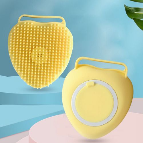 Pet Bath Brush with Shampoo Dispenser