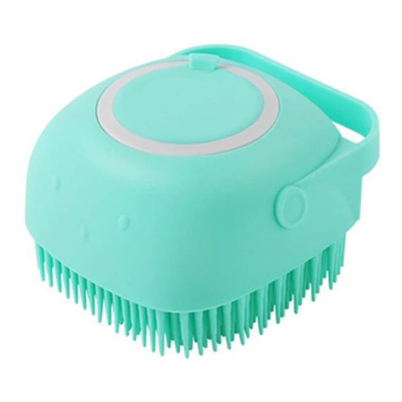 Pet Bath Brush with Shampoo Dispenser