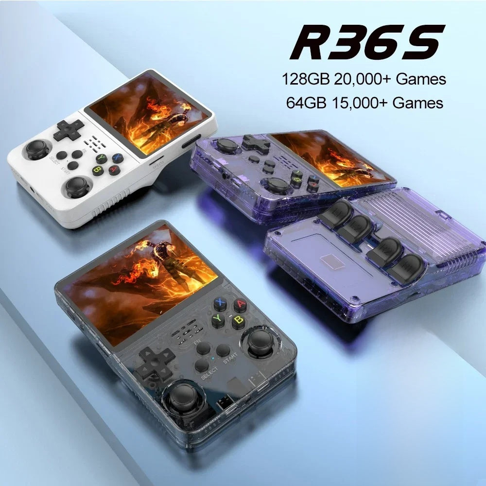 R36S Retro Video Game Console, 3.5 IPS Screen